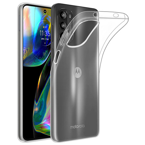 Motorola Moto G82 5G 'Clear Gel Series' TPU Case Cover - Clear