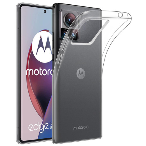 Motorola Moto Edge 30 Ultra 'Clear Gel Series' TPU Case Cover - Clear