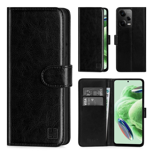 Xiaomi Redmi Note 12 5G 'Book Series' PU Leather Wallet Case Cover