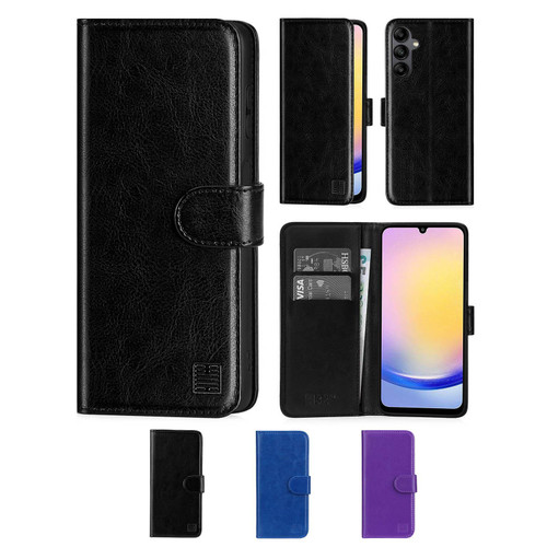 Samsung Galaxy A25 'Book Series' PU Leather Wallet Case Cover