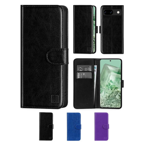 Google Pixel 8A 'Book Series' PU Leather Wallet Case Cover