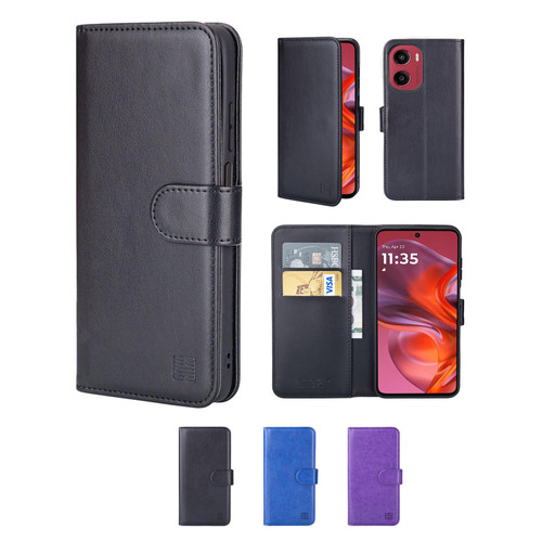 Motorola Moto G05 / Moto E15 'Book Series' PU Leather Wallet Case Cover
