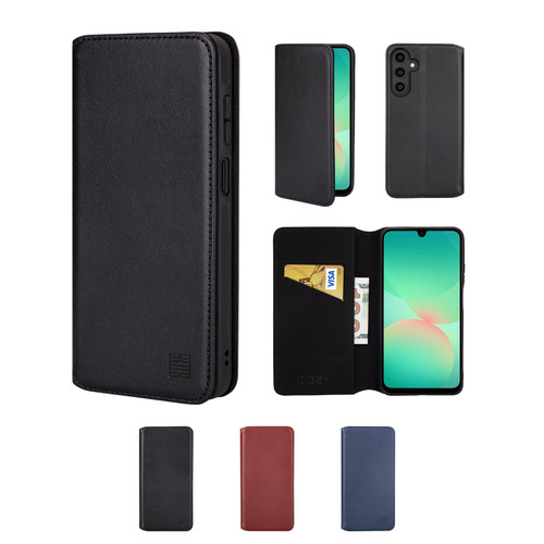 Samsung Galaxy A26 5G 'Classic Series 2.0' Real Leather Book Wallet Case