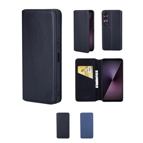 Sony Xperia 1 VII 'Classic Series 2.0' Real Leather Book Wallet Case