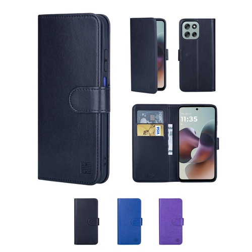 Motorola Moto G56 'Book Series' PU Leather Wallet Case Cover