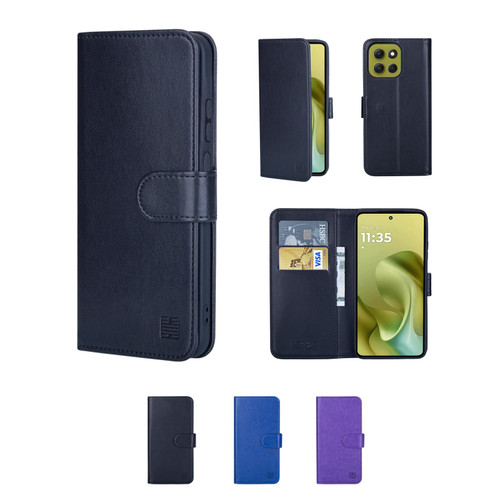 Motorola Moto G86 'Book Series' PU Leather Wallet Case Cover