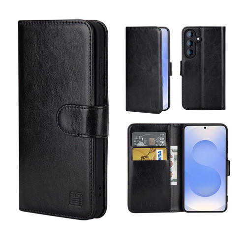 Samsug Galaxy S25 FE  'Book Series' PU Leather Wallet Case Cover