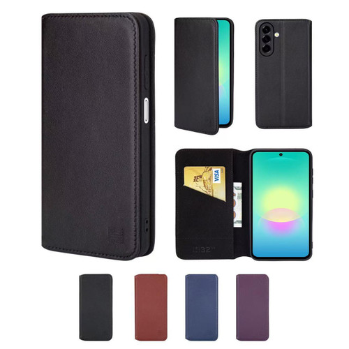 Samsung Galaxy A27 5G 'Classic Series 2.0' Real Leather Book Wallet Case