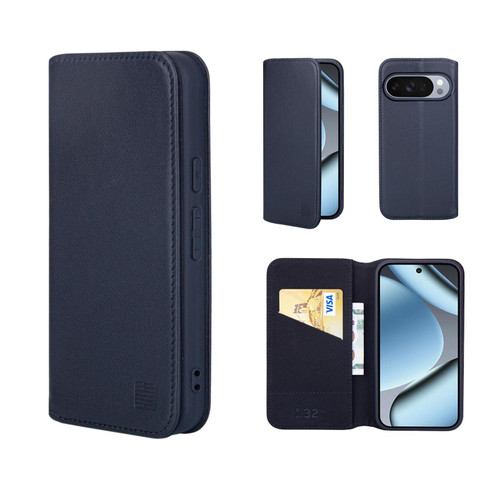Google Pixel 11 Pro 'Classic Series 2.0' Real Leather Book Wallet Case