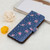 Samsung Galaxy A7 (2018) 'Floral Series' PU Leather Design Book Wallet Case