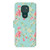 Motorola Moto E7 Plus 'Floral Series 2.0' PU Leather Design Book Wallet Case