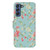 Samsung Galaxy S21 FE (Fan Edition) 'Floral Series 2.0' PU Leather Design Book Wallet Case