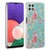 Samsung Galaxy A22 5G (2021) 'Floral Gel Series' TPU Case Cover - Clear