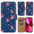 Apple iPhone 13 Mini (5.4") 'Floral Series 2.0' PU Leather Design Book Wallet Case