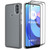 32nd Clear Gel Ultra-Thin TPU Case Cover With 2 X Tempered Glass for Motorola Moto Edge 30