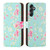Samsung Galaxy A34 (2023) 'Floral Series 3.0' PU Leather Design Book Wallet Case