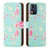 Motorola Moto E13 'Floral Series 3.0' PU Leather Design Book Wallet Case