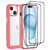 iPhone 15 Plus (6.7") Acrylic Back Slim Case Cover with 2 x tempered glass screen protectors