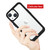 iPhone 15 Plus (6.7") Acrylic Back Slim Case Cover with 2 x tempered glass screen protectors