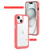 iPhone 15 (6.1") Acrylic Back Slim Case Cover with 2 x tempered glass screen protectors