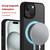 iPhone 15 (6.1") Magnetic slim Back Case Cover Compatible with MagSafe with 2 x tempered glass screen protectors