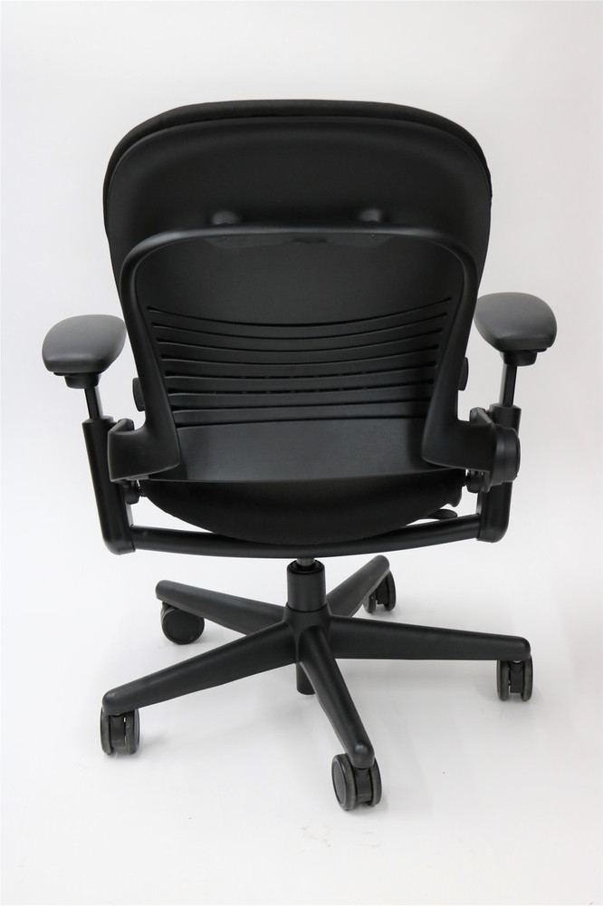 Steelcase Leap Chair In Fabric In Black Fabric