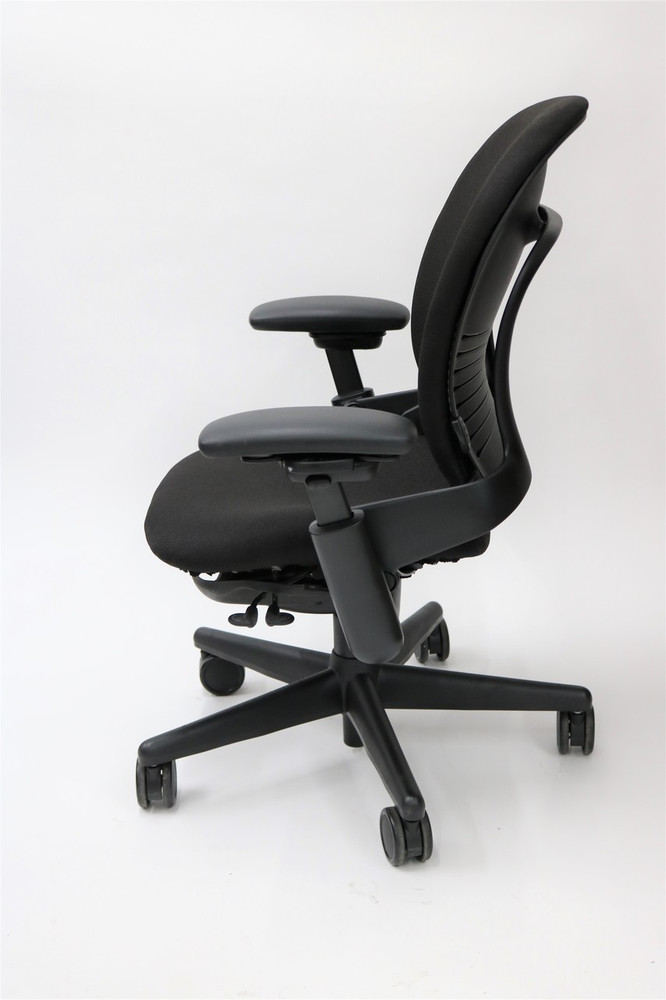Steelcase Leap Chair In Fabric In Black Fabric