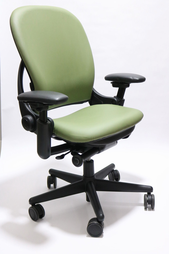 Steelcase Leap Chair In Fabric In Black Fabric