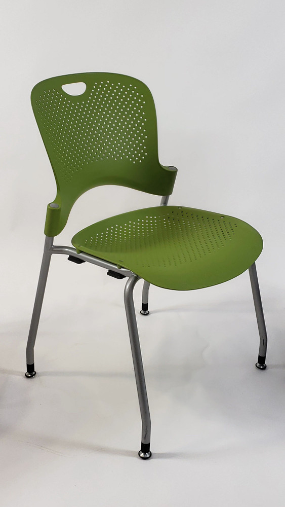 Herman Miller Caper Side Chair In Lime