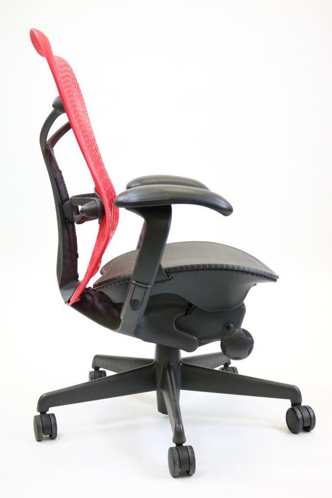 Herman Miller Mirra Chair Fully Featured Red Flex Back