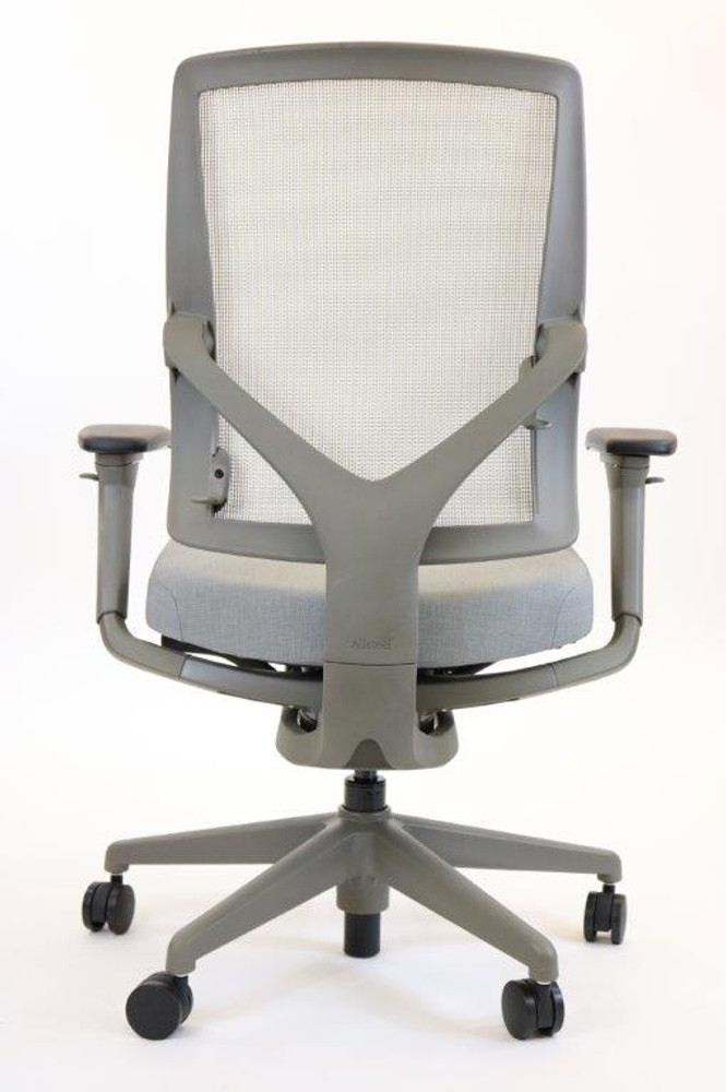 Allsteel Relate Chair, Fully Loaded with Fully Adjustable Arms Gray Mesh