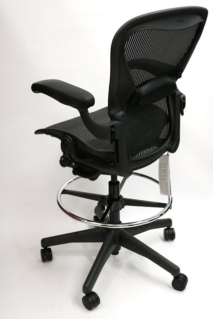 Herman Miller Aeron Drafting Stool Chair Fully Featured