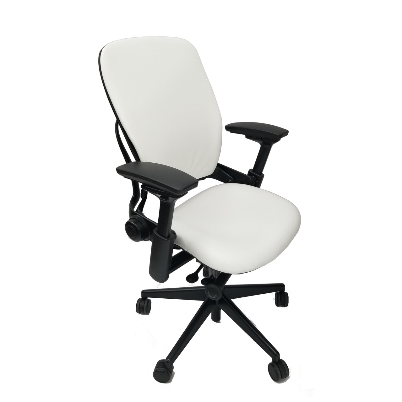 white steelcase chair