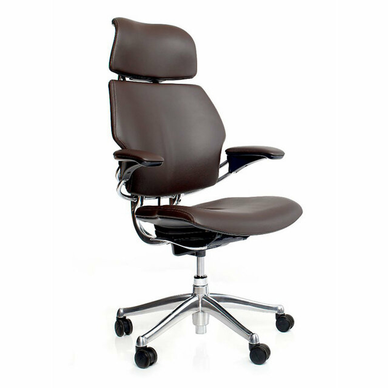 freedom brown leather chair