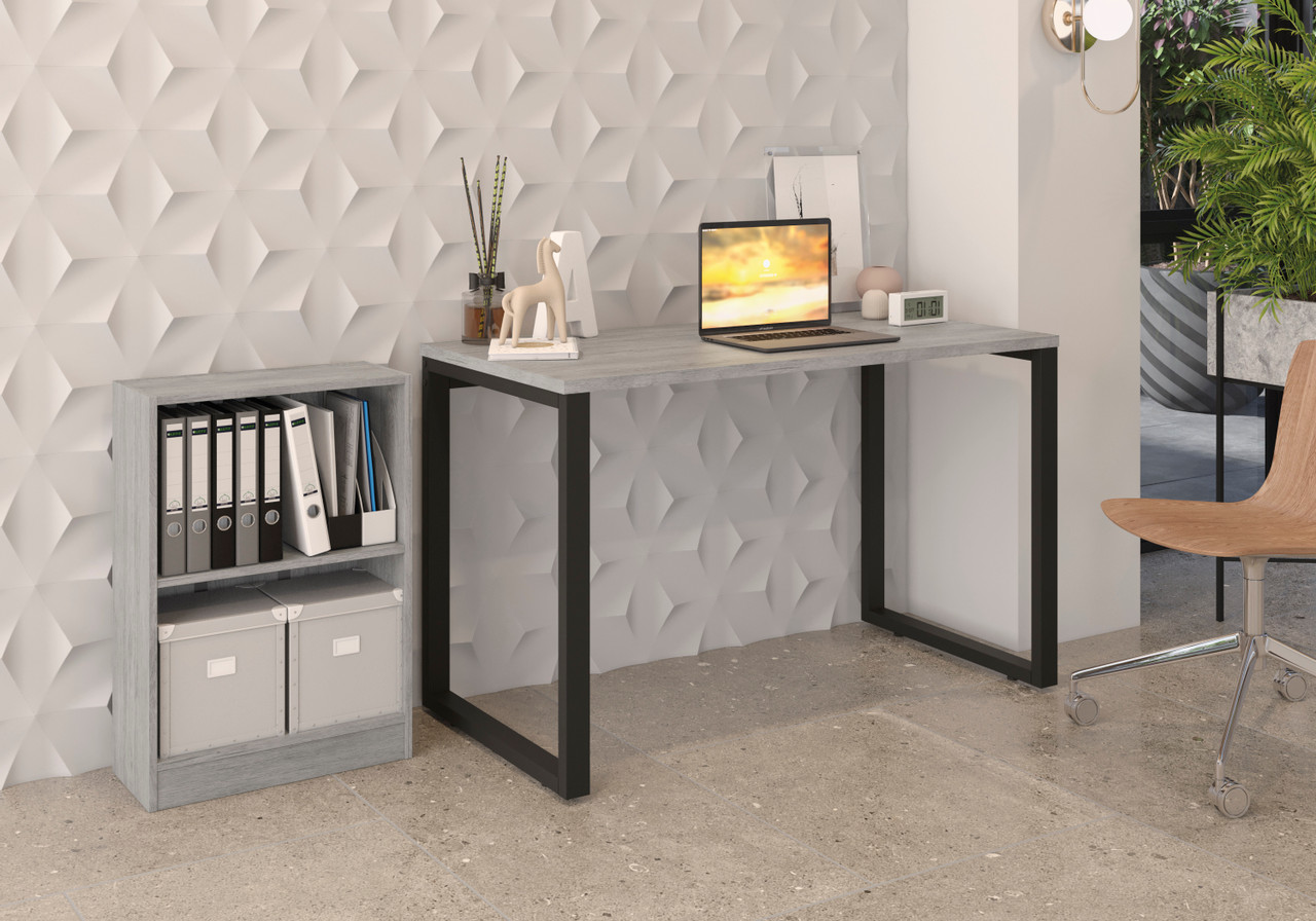 30x60 Gray Desk Double Pedestal by CavilUSA