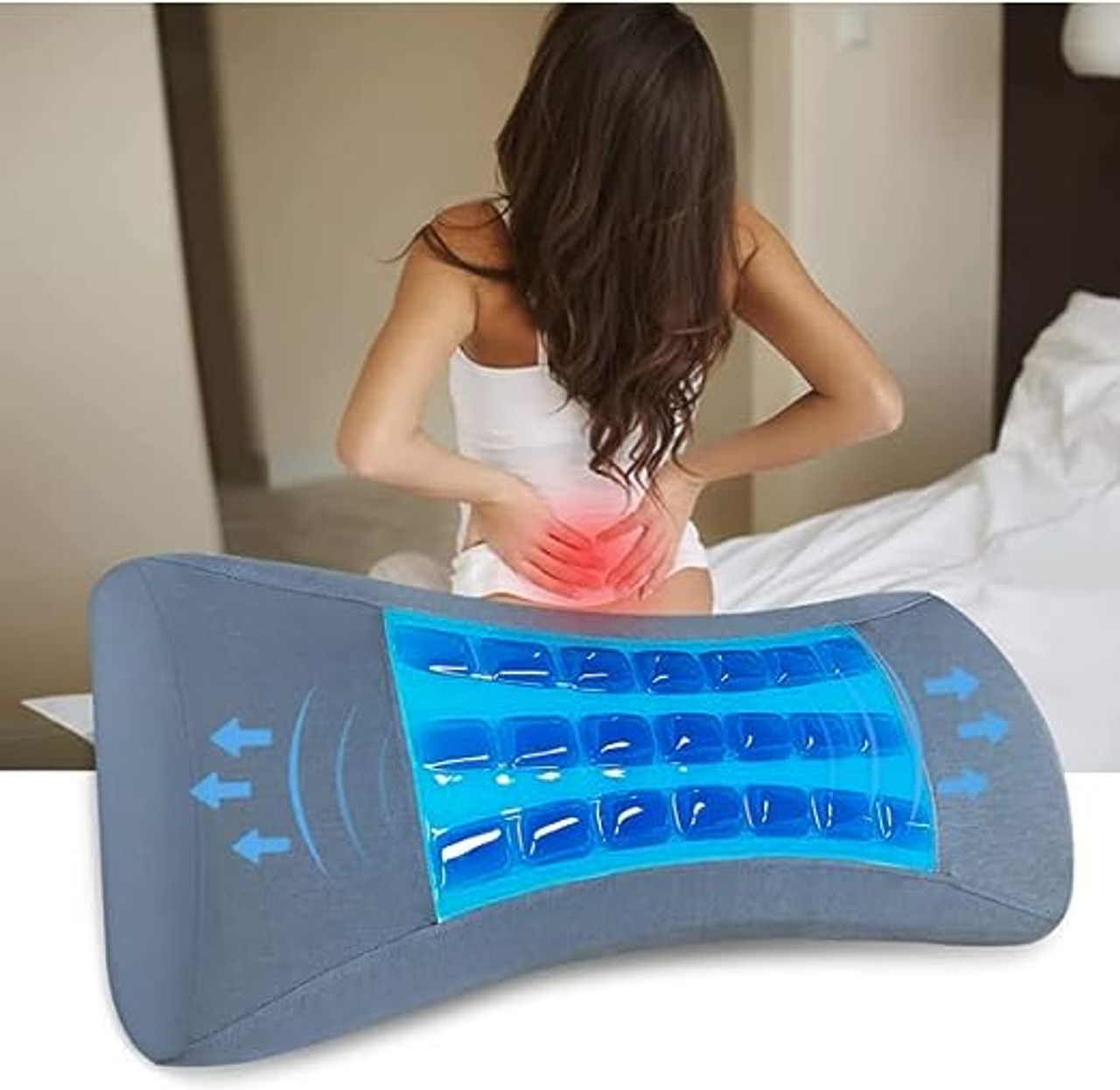 Printing Thick Dining Chair Seat Cushion Hip Cushion Double-sided Office  Chair Backrest Integrated Seat Pad