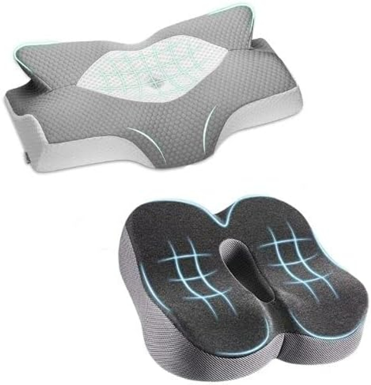 Breathable Mesh Car Seat Booster Pad Soft Memory Foam Padded Seat Cushion  Suitable For Office Car Home Elevated Non-slip Hip Pad