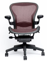  Herman Miller, Aeron Chair, Fully Featured Model, Size A, Purple