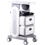 Professional Utility Cart with Wheels - Rolling Dental Office Cart with Drawers - Medical Trolley for Cavitation Machine, Esthetician Supplies, Lab Tools - Salon Trolley