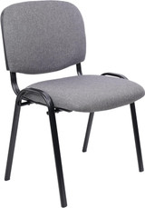 Waiting Room Chairs Fabric Stackable Chair Metal Frame with Lumbar Support and Thickened Seat Cushion for Waiting Conference Room Guest Chairs 1 Pack…