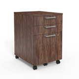 ( 2 pack) Mobile Pedestal File Cabinet with Wheels, 3-Drawer, Letter/Legal Compatible, Espresso