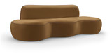Saddle-S Swerve Collection Modern | Contemporary Sofa, Ultra Luxe 460 GSM Upholstery Piping, Solid Wood Inner Frame, 100" W x 38.5" D x 30" H, Saddle