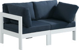 Navy-S60A Nizuc Collection Modern | Contemporary Outdoor Patio Modular Sofa