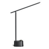 LED Desk Lamp, Foldable & Stepless Dimmable, Black