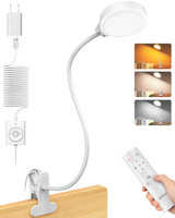 Desk Lamp with Remote, 3 Colors & 5 Brightness Reading Lights