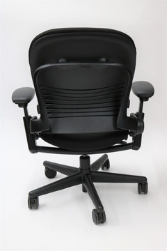 Steelcase Leap Chair In Fabric In Black Fabric
