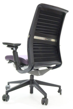 Steelcase Think Chair V2 Dark Purple 3D Mesh Model 4 Way Arms and Lumbar