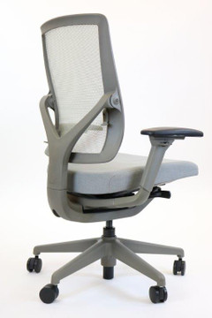 Allsteel Relate Chair, Fully Loaded with Fully Adjustable Arms Gray Mesh