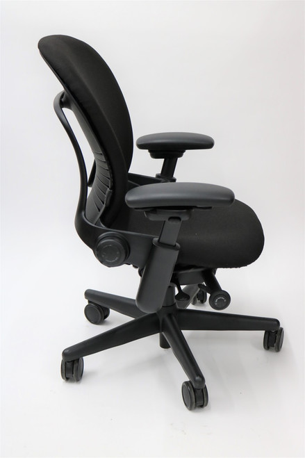 Steelcase, Leap Chair, Black, Fabric, + Pivot Arms,