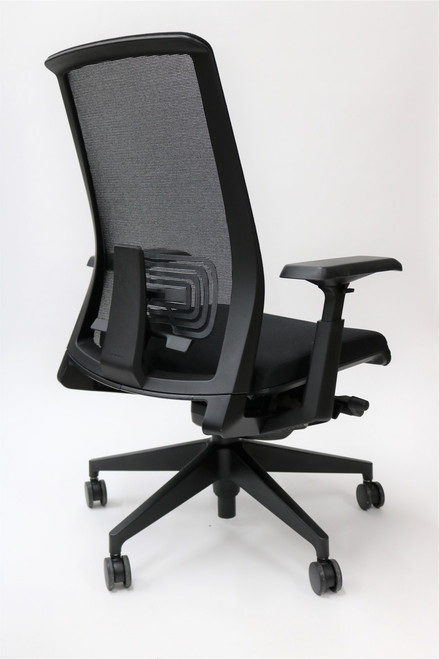 Haworth Very Chair Black Mesh Back Fully Adjustable Model